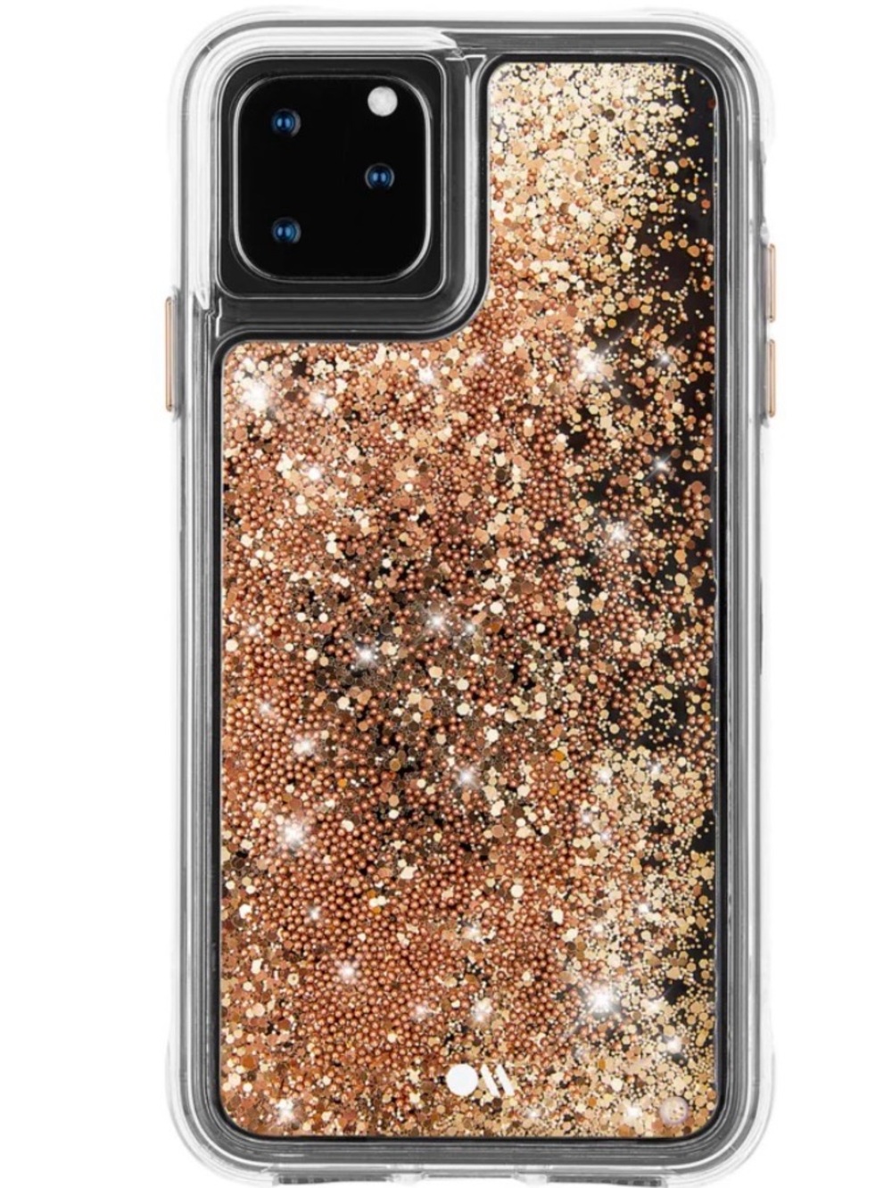Case-Mate Waterfall Glitter Case for iPhone 11 (Rose Gold)